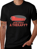 Therapy Couch Graphic Tee - Unique Design