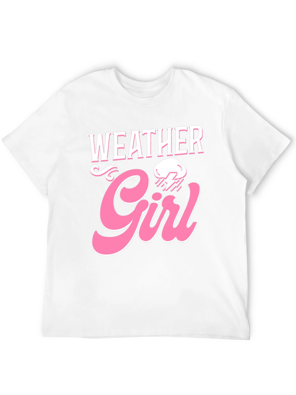 Weather Girl Graphic Tee - Trendy Womens Black T-Shirt