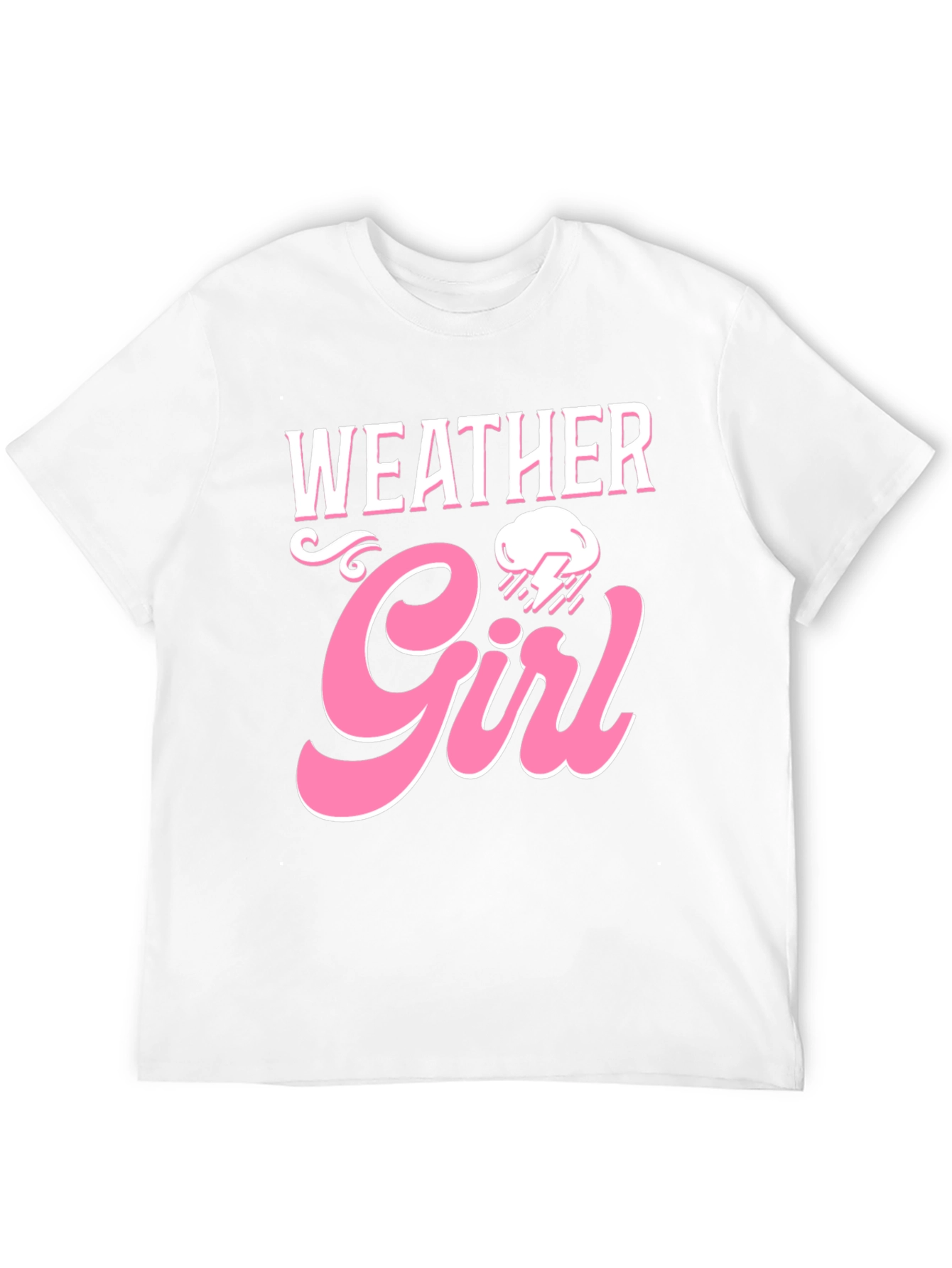 Weather Girl Graphic Tee - Trendy Womens Black T-Shirt