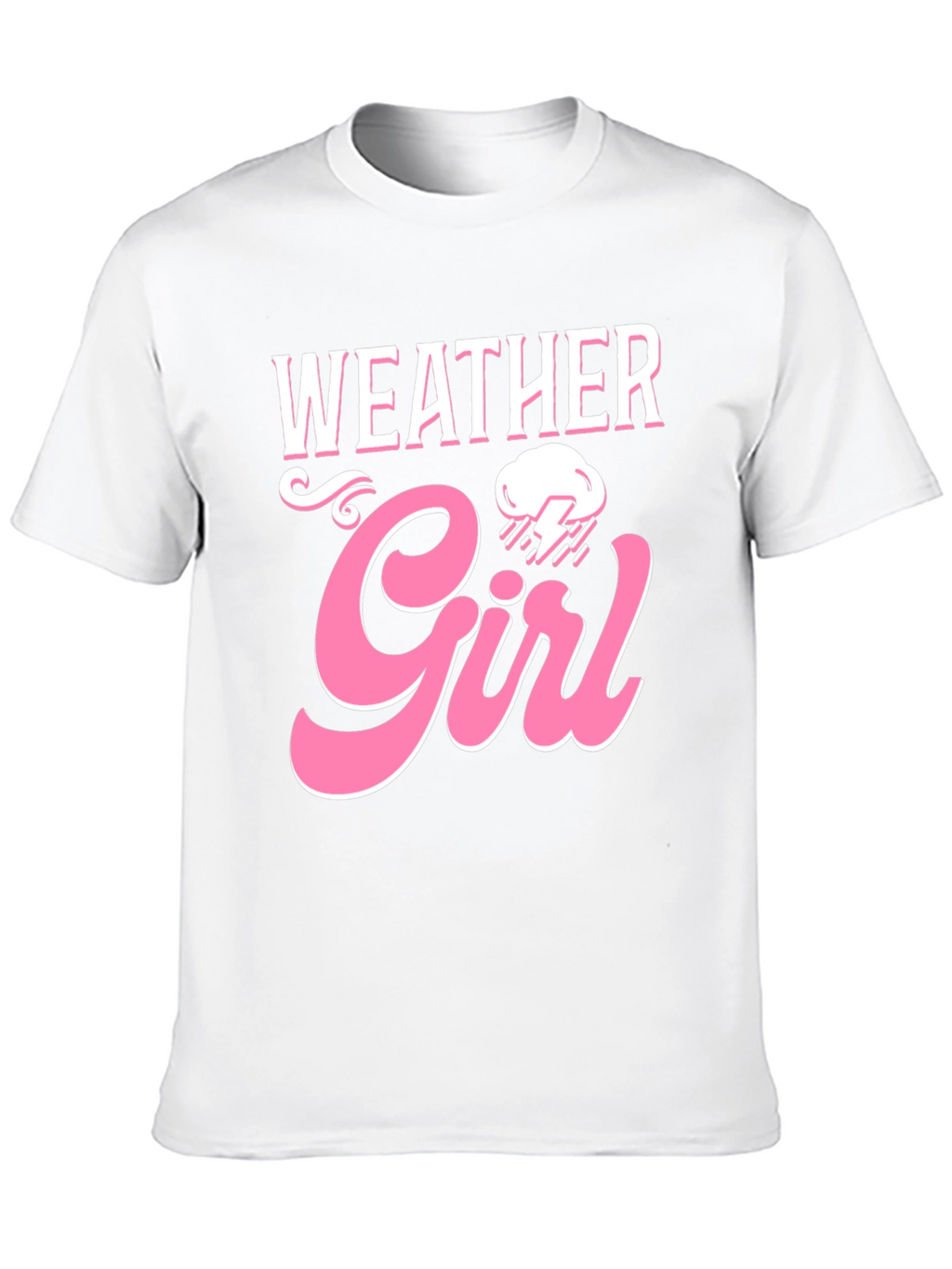 Weather Girl Graphic Tee - Trendy Womens Black T-Shirt