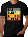 Eat Sleep Buy The Dip Repeat Bitcoin Crypto T-Shirt