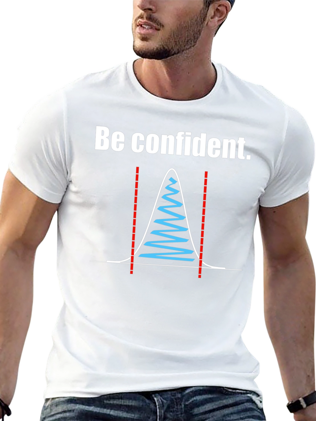 Be Confident Standard Deviation Graphic Tee