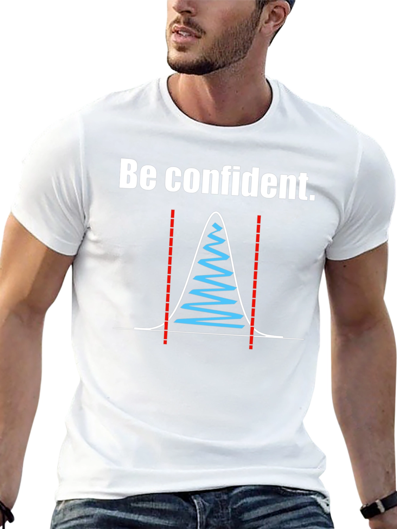 Be Confident Standard Deviation Graphic Tee