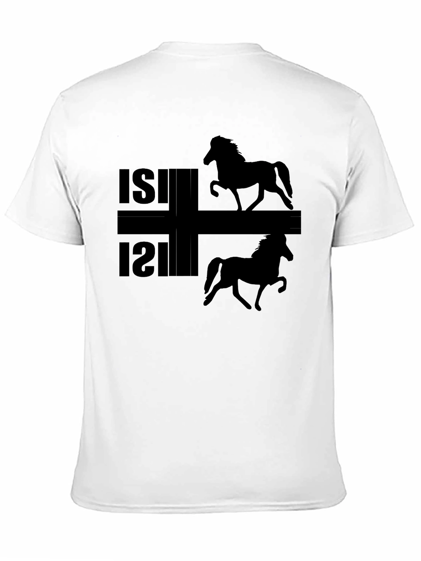 Icelandic Horse Black T-Shirt