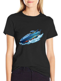 Blue Speedboat T-Shirt