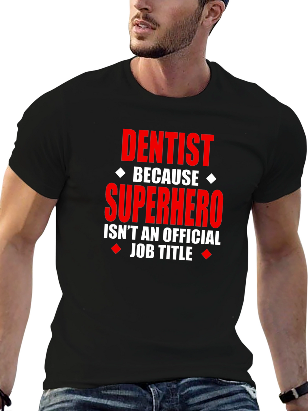 Dentist Superhero Graphic Tee