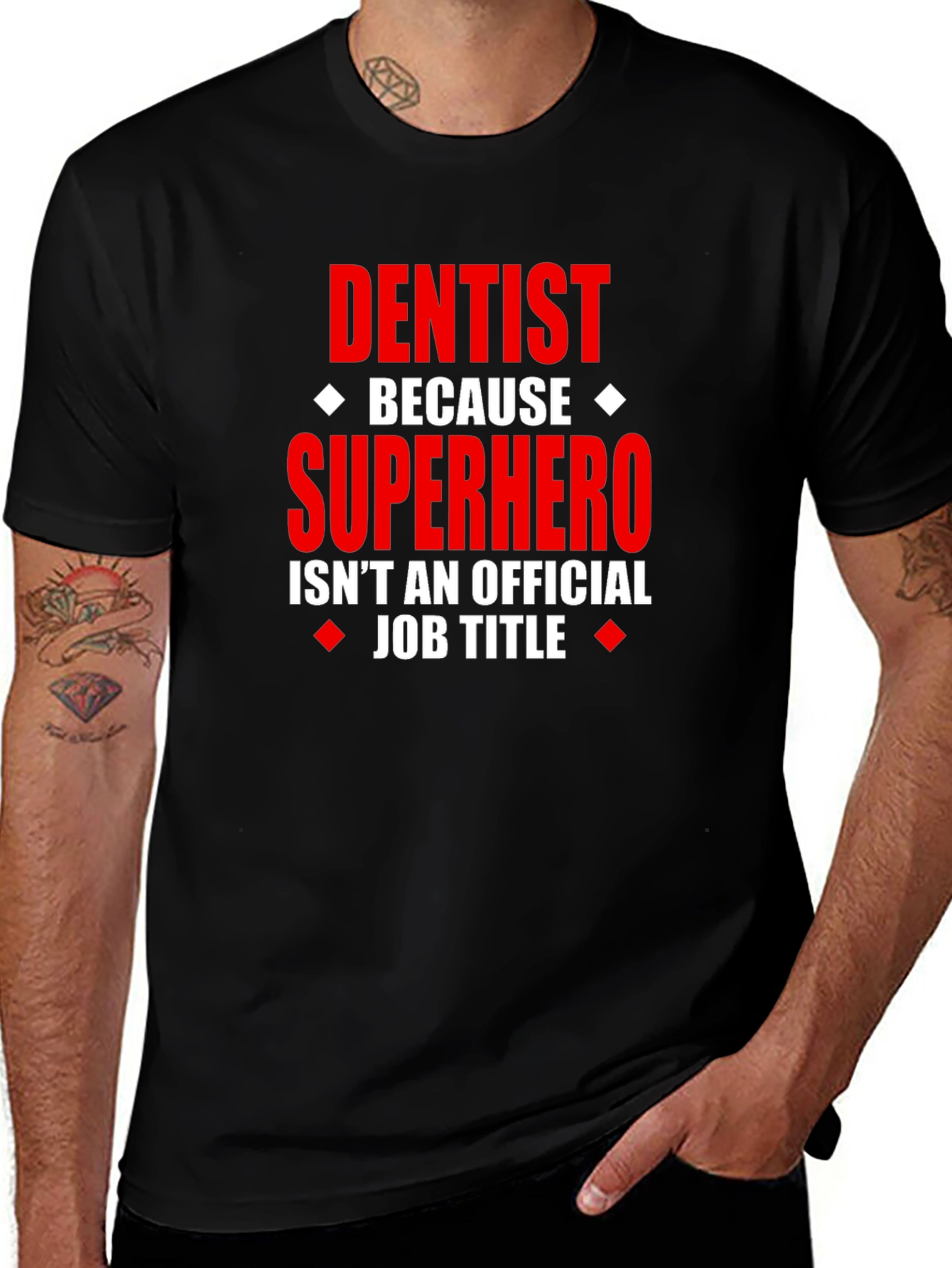 Dentist Superhero Graphic Tee