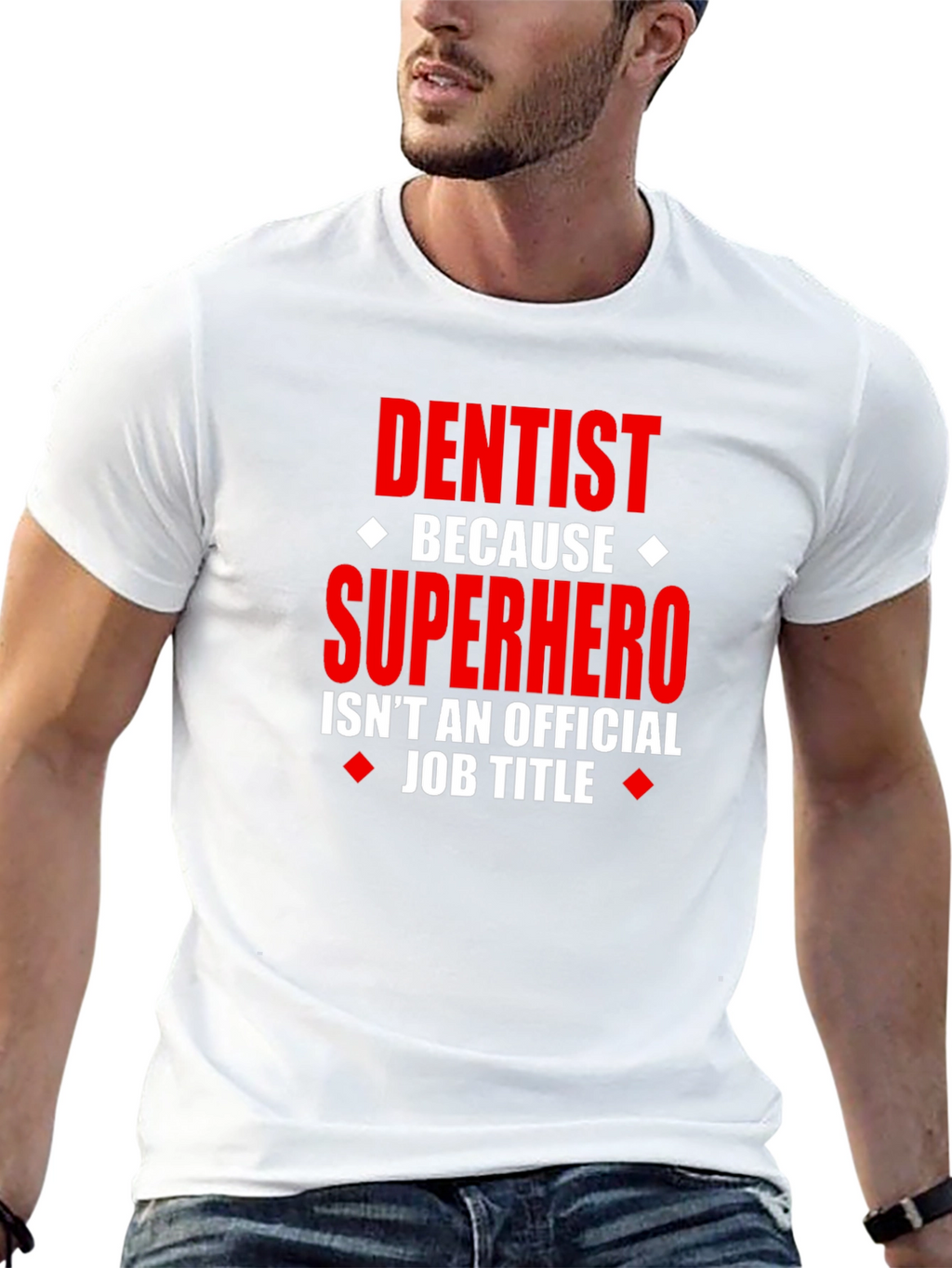 Dentist Superhero Graphic Tee