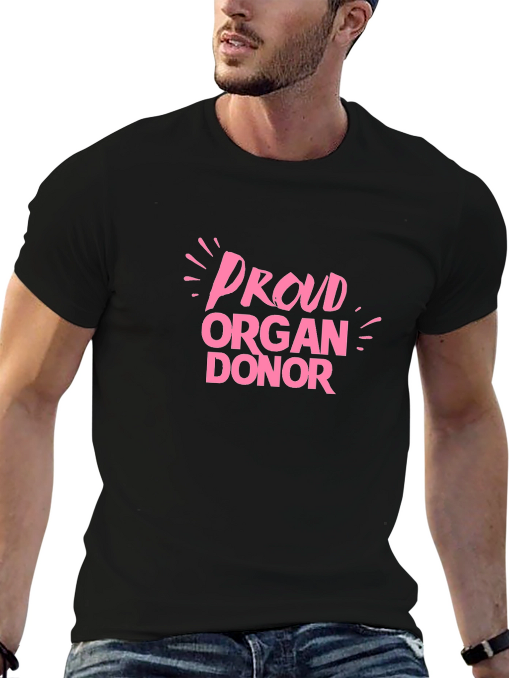 Proud Organ Donor Graphic T-Shirt
