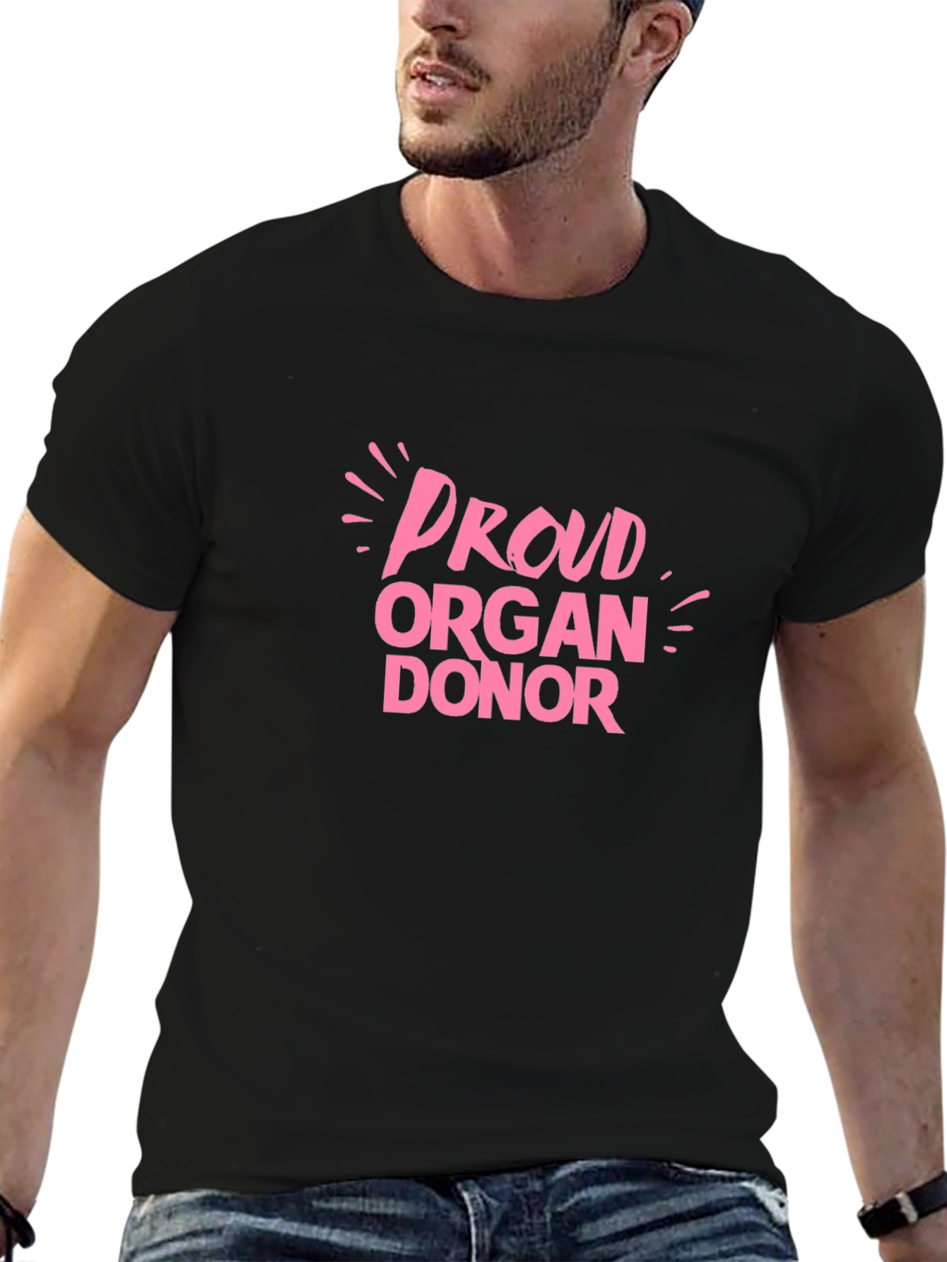 Proud Organ Donor Graphic T-Shirt