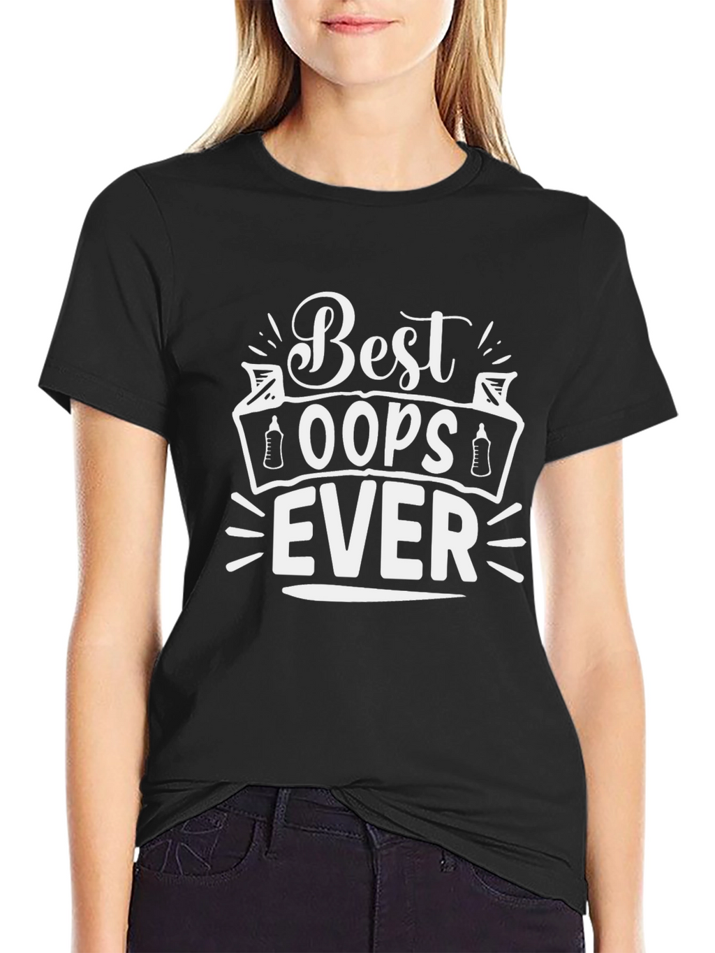 Best Oops Ever Graphic T-Shirt Funny Dad Tee