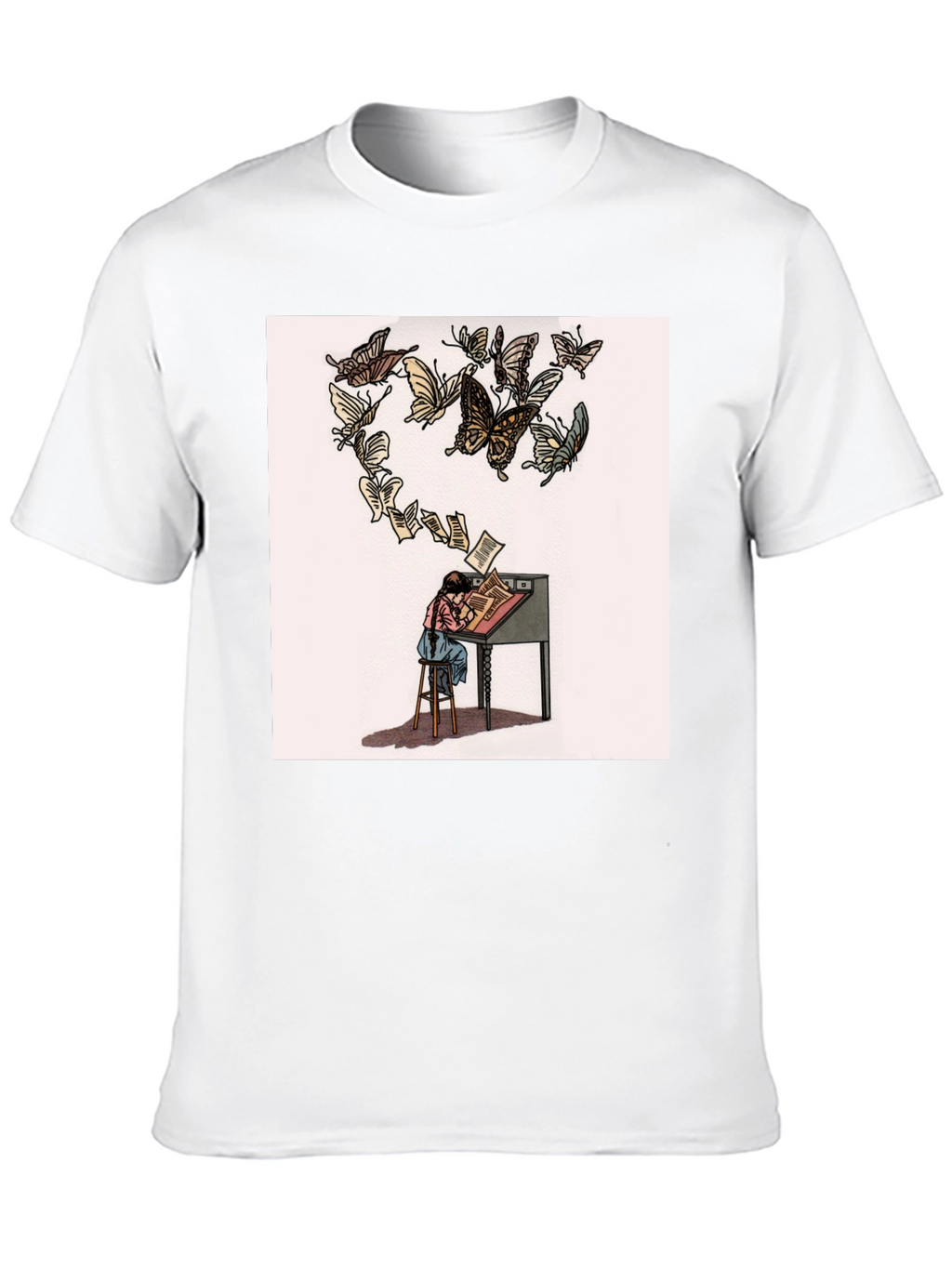 Butterfly Pages Graphic T-Shirt