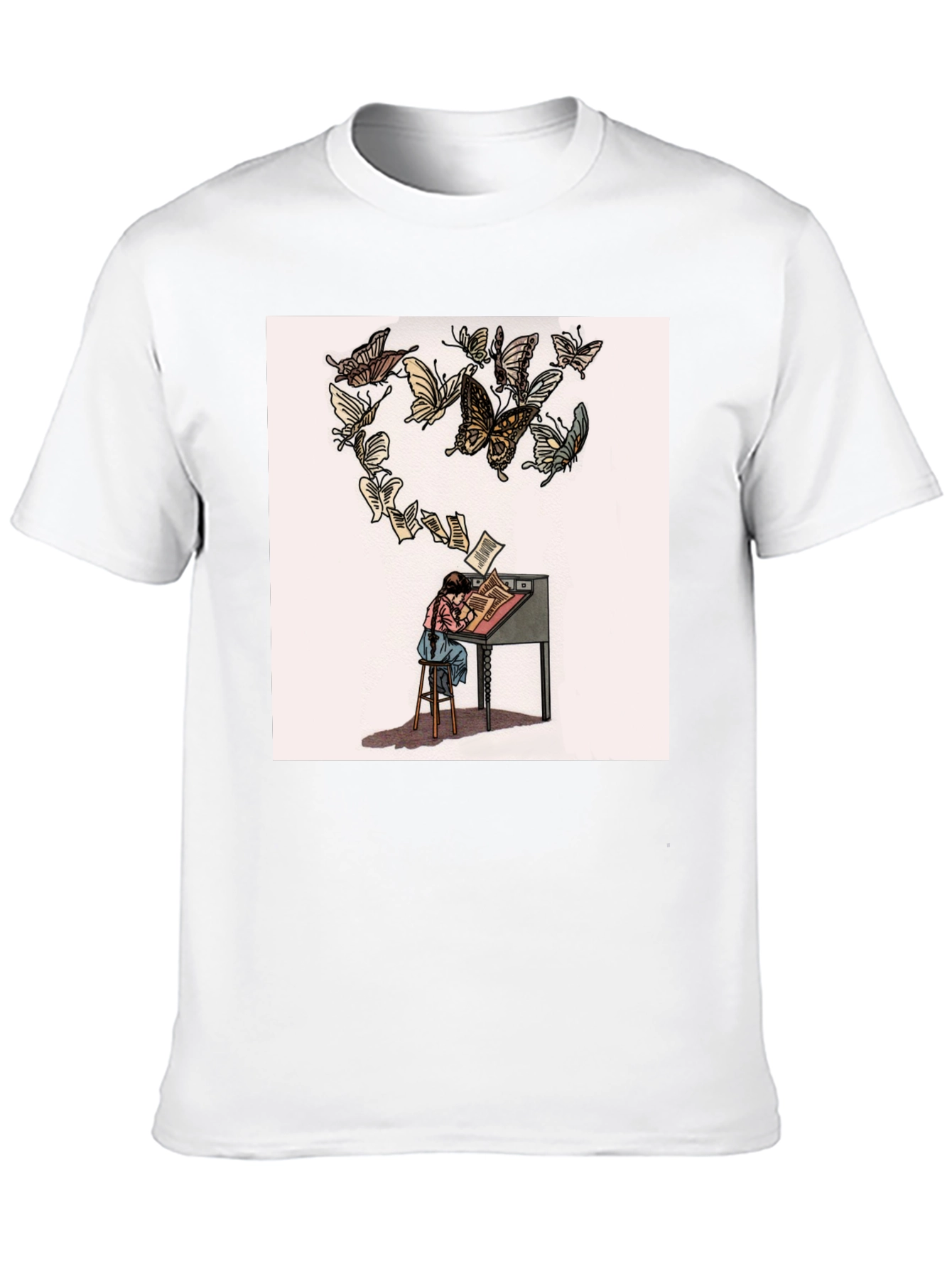 Butterfly Pages Graphic T-Shirt