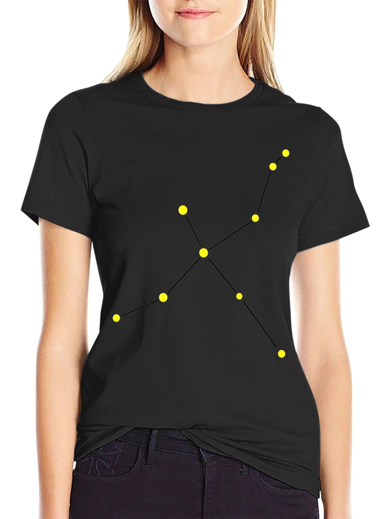 Constellation Graphic Tee - Mens Black T-Shirt