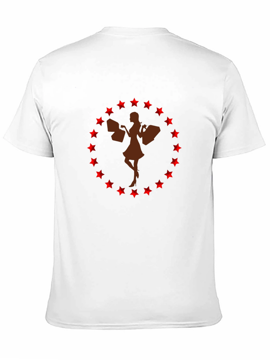 Stylish Shopping Girl Graphic Tee