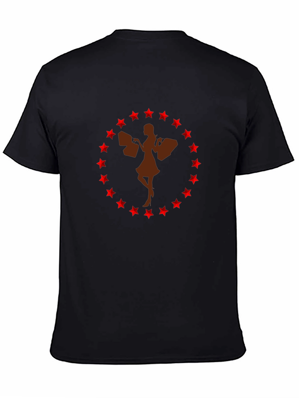 Stylish Shopping Girl Graphic Tee