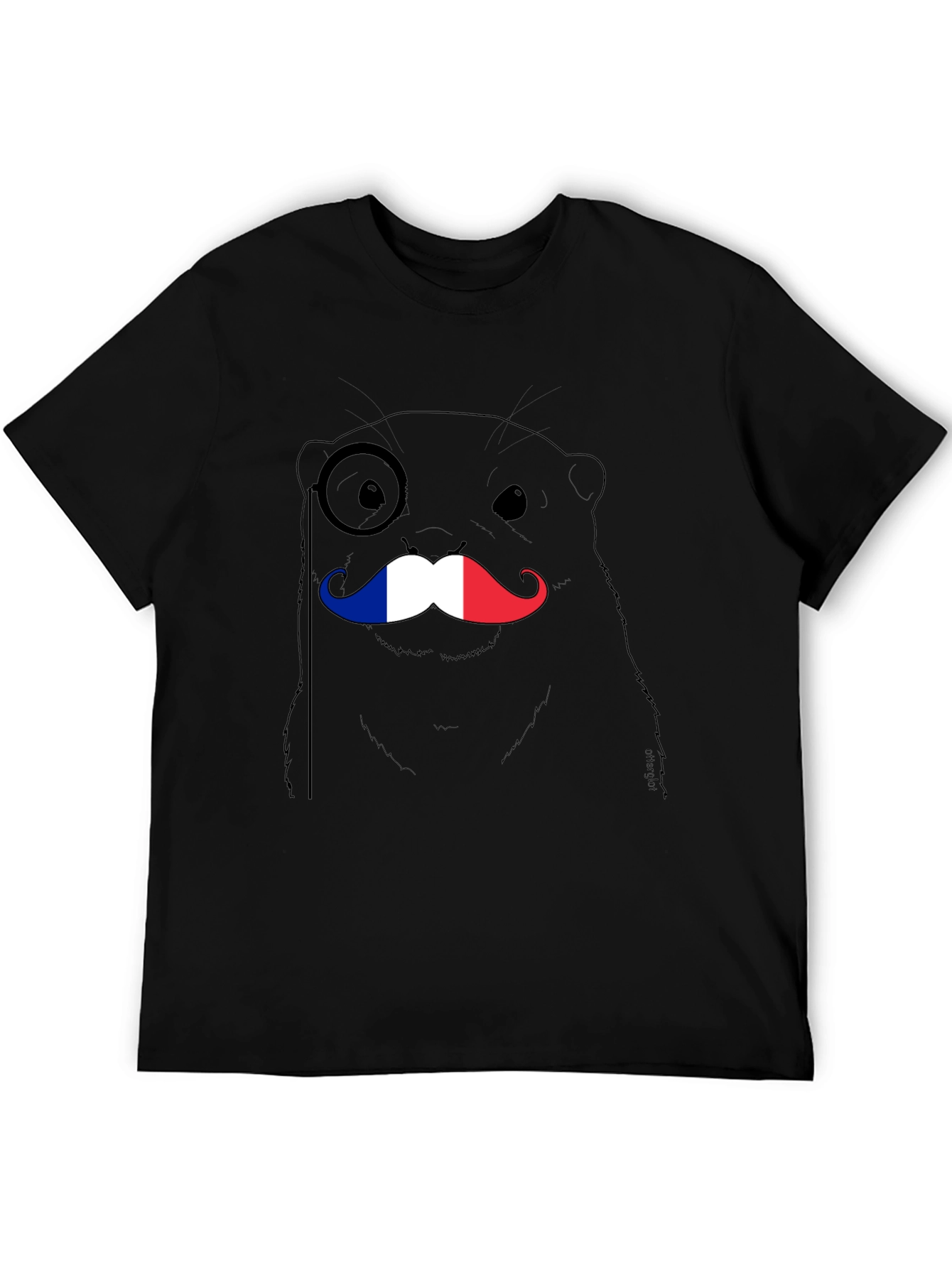 French Otter T-Shirt - Monocle & Mustache