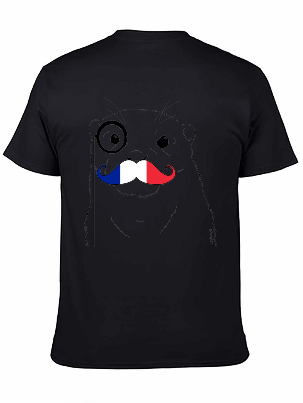 French Otter T-Shirt - Monocle & Mustache