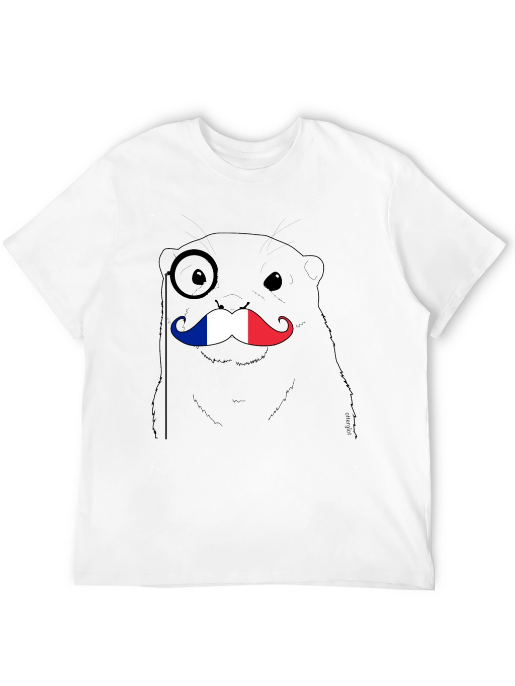 French Otter T-Shirt - Monocle & Mustache