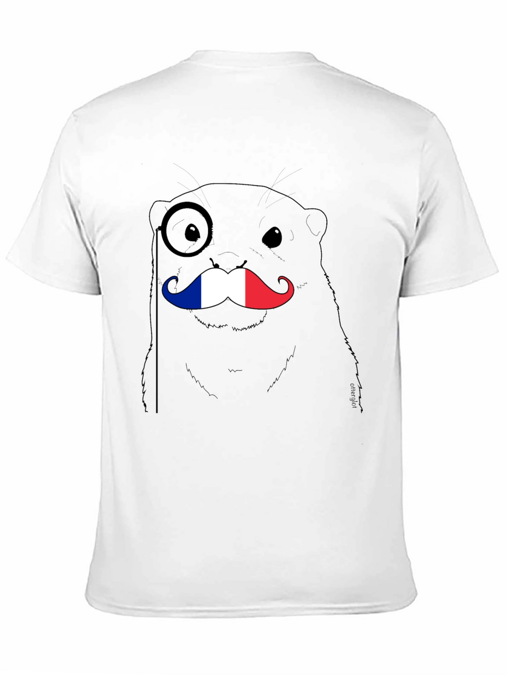 French Otter T-Shirt - Monocle & Mustache