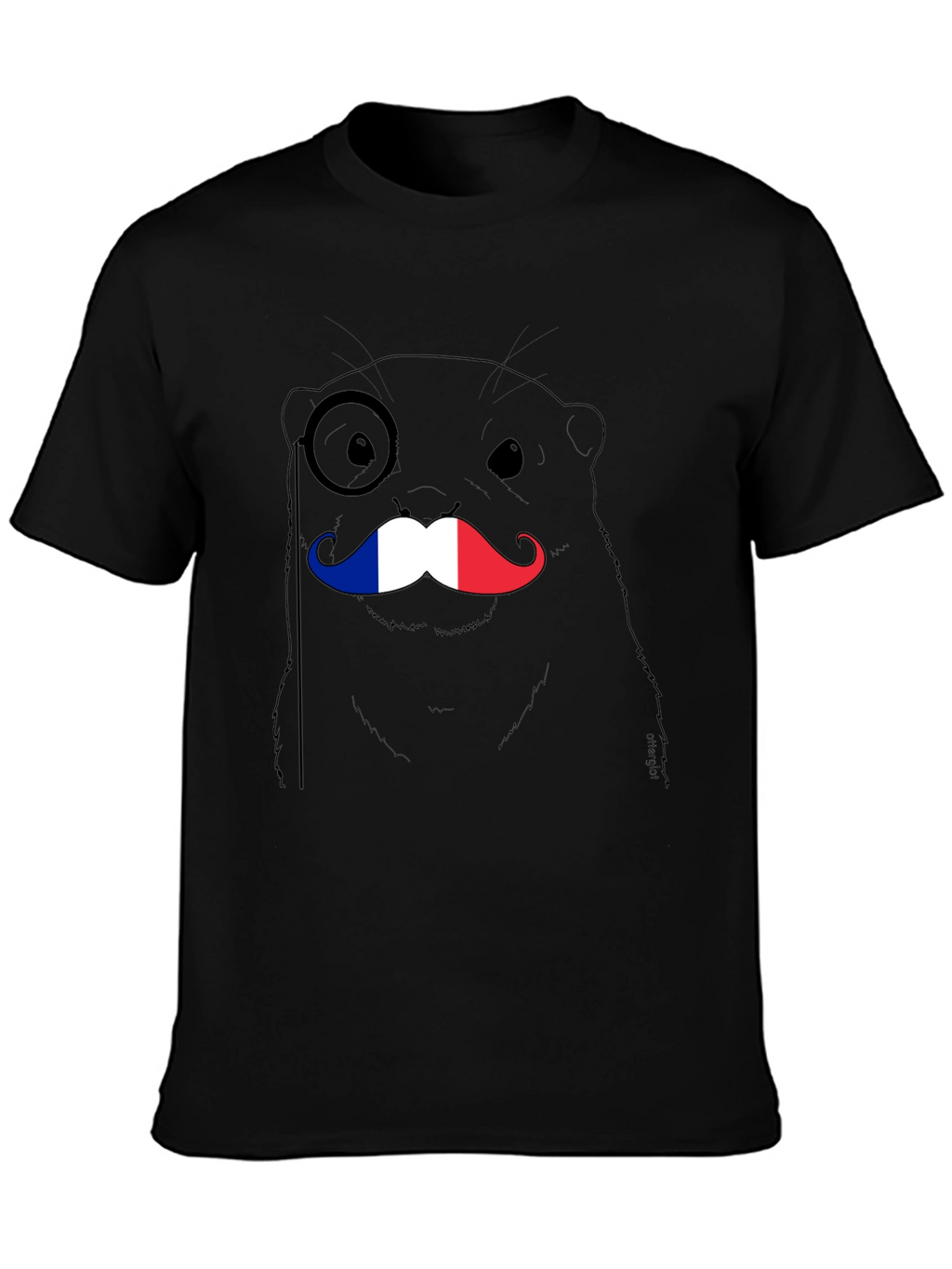 French Otter T-Shirt - Monocle & Mustache