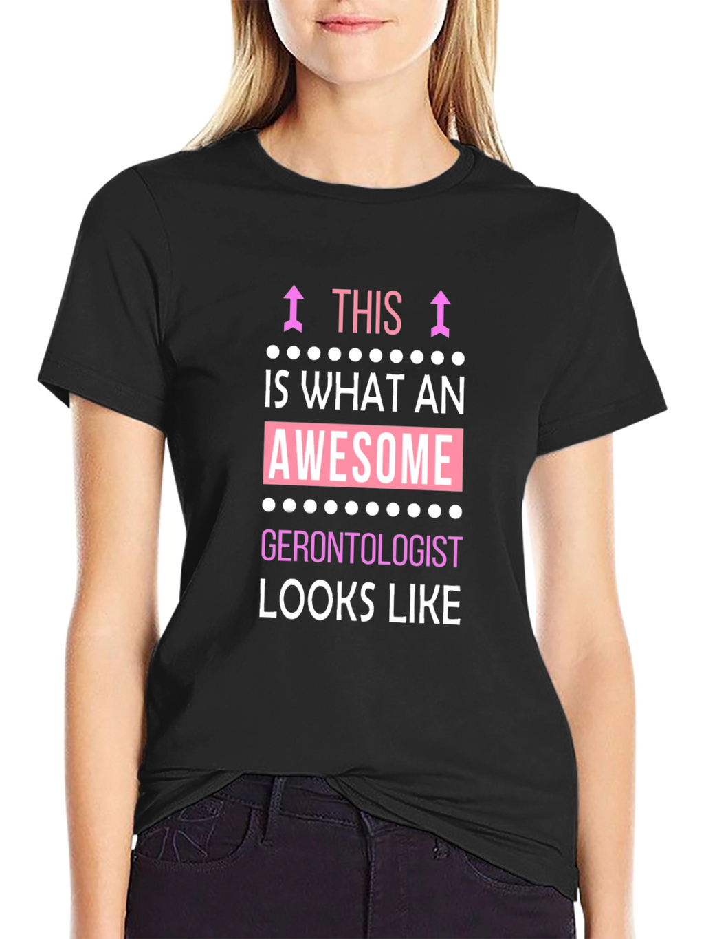 Awesome Gerontologist T-Shirt - Black