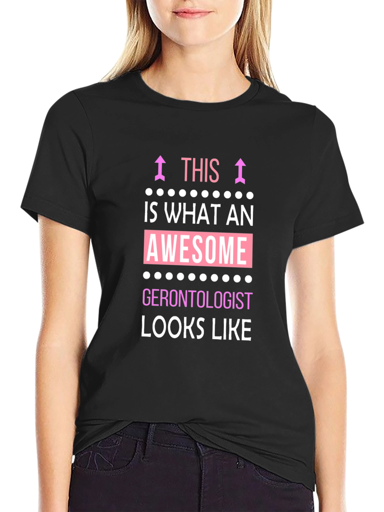 Awesome Gerontologist T-Shirt - Black