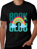 Book Club Rainbow Graphic T-Shirt