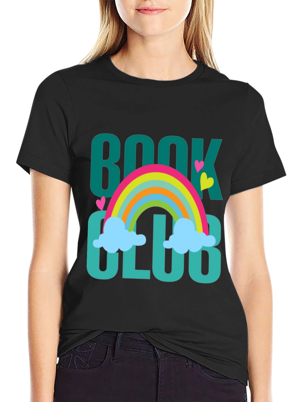 Book Club Rainbow Graphic T-Shirt