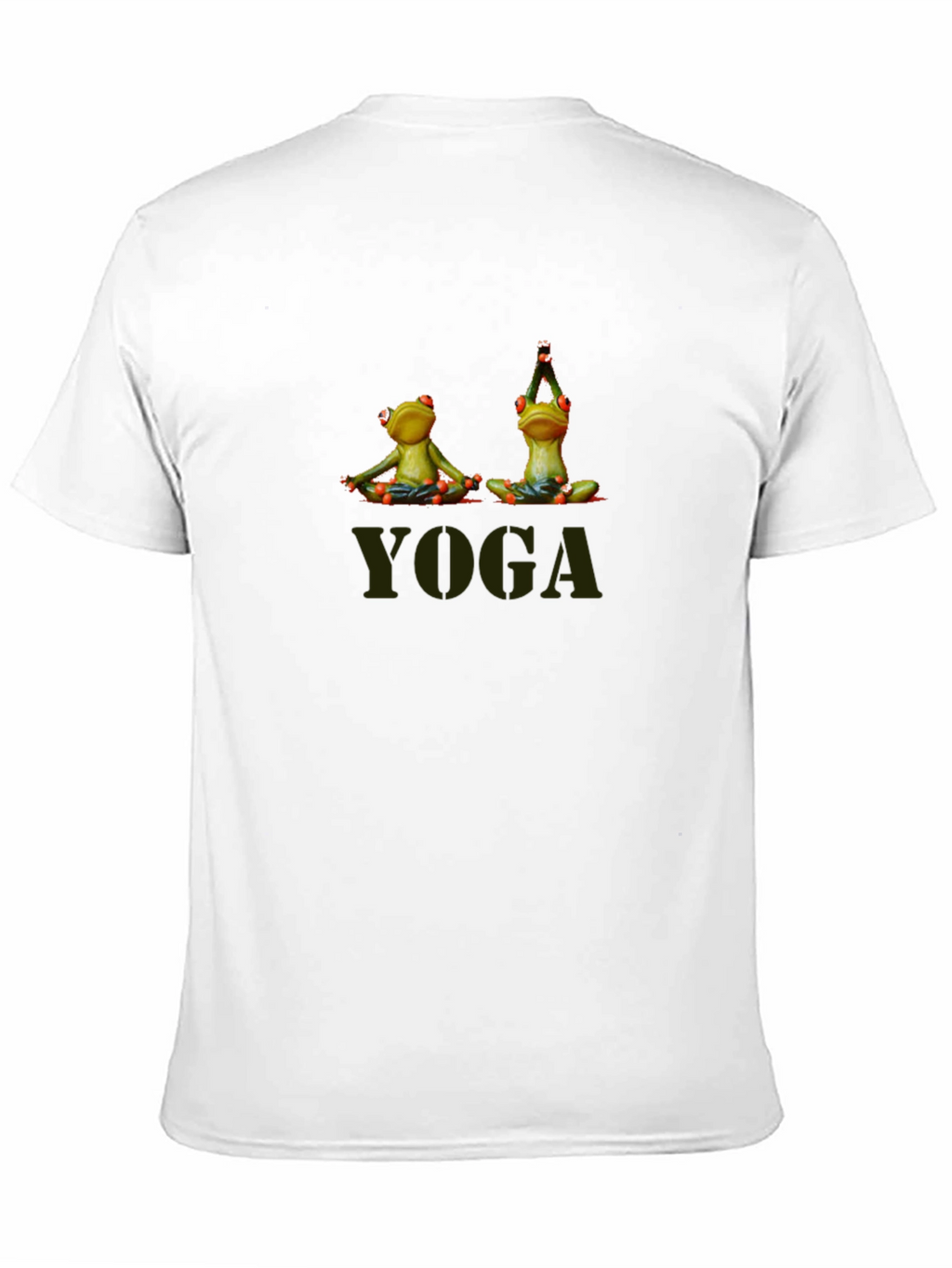 Yoga Frogs Mens Black T-Shirt