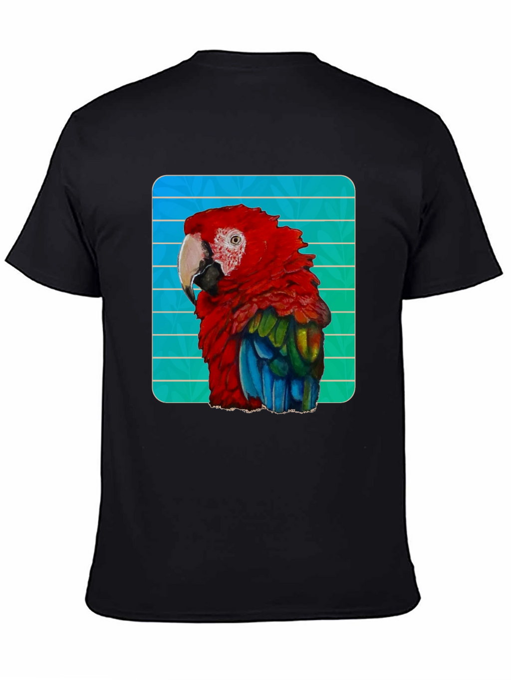 Vibrant Parrot Graphic Tee