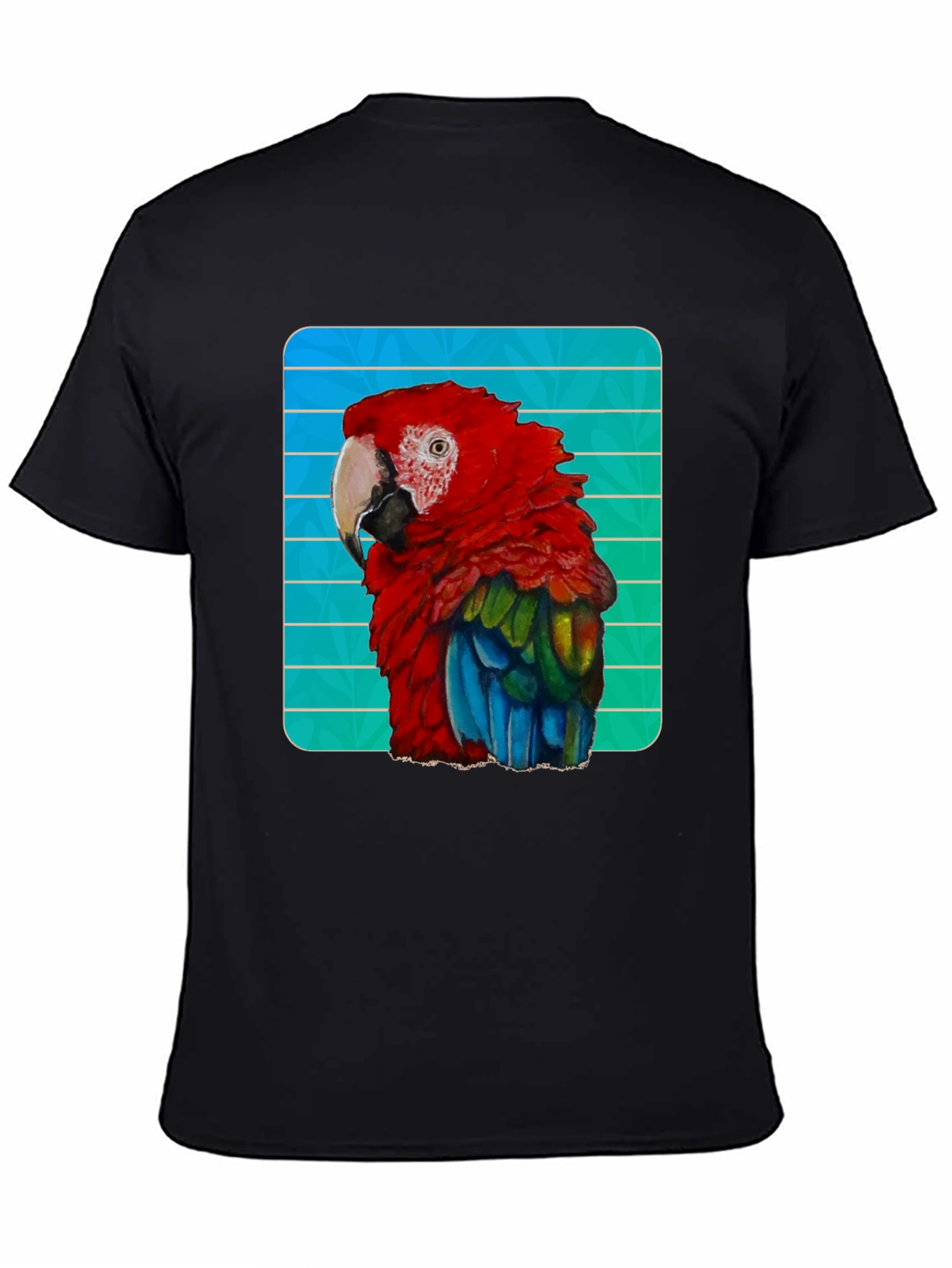 Vibrant Parrot Graphic Tee