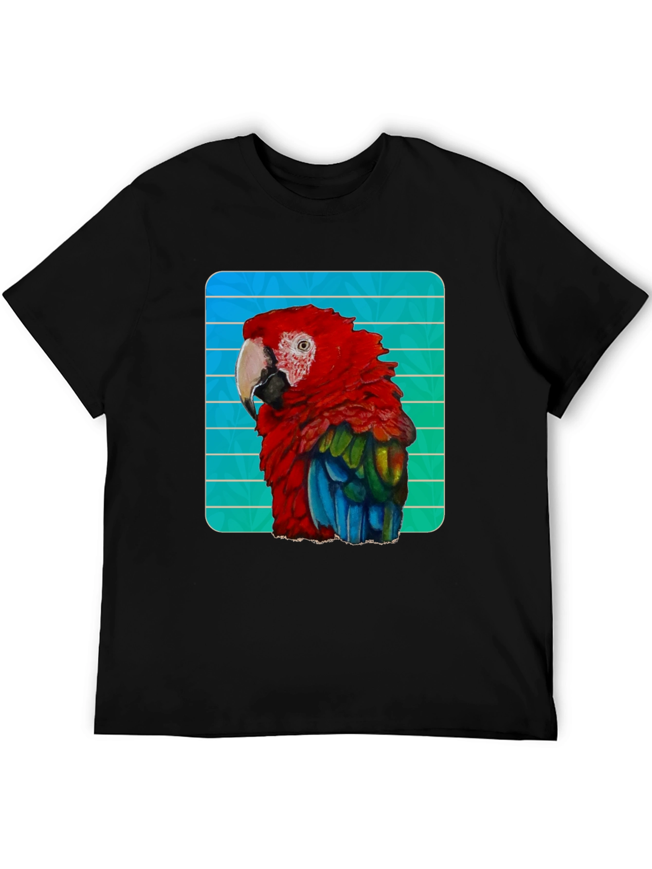 Vibrant Parrot Graphic Tee