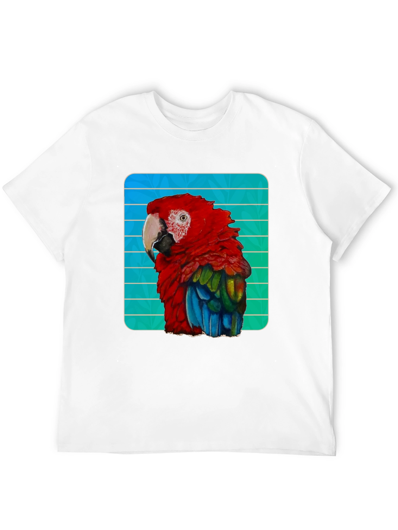 Vibrant Parrot Graphic Tee