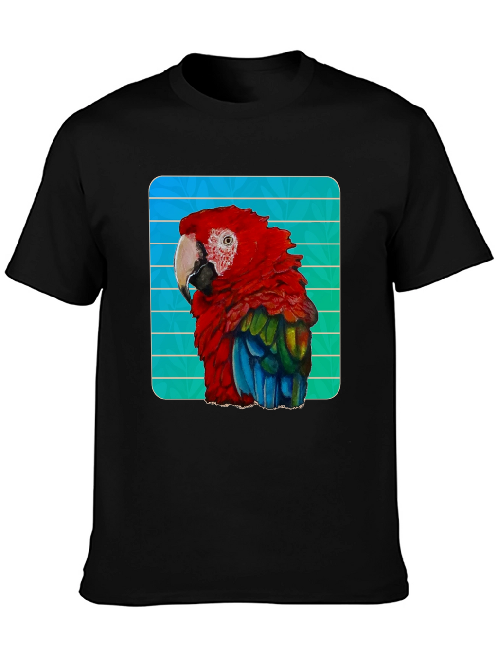 Vibrant Parrot Graphic Tee