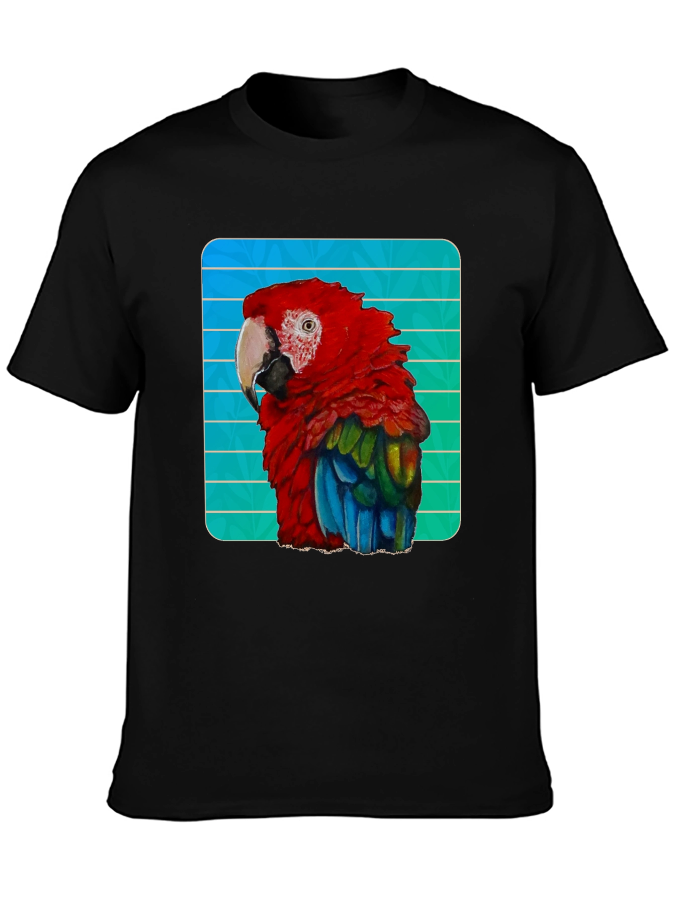 Vibrant Parrot Graphic Tee
