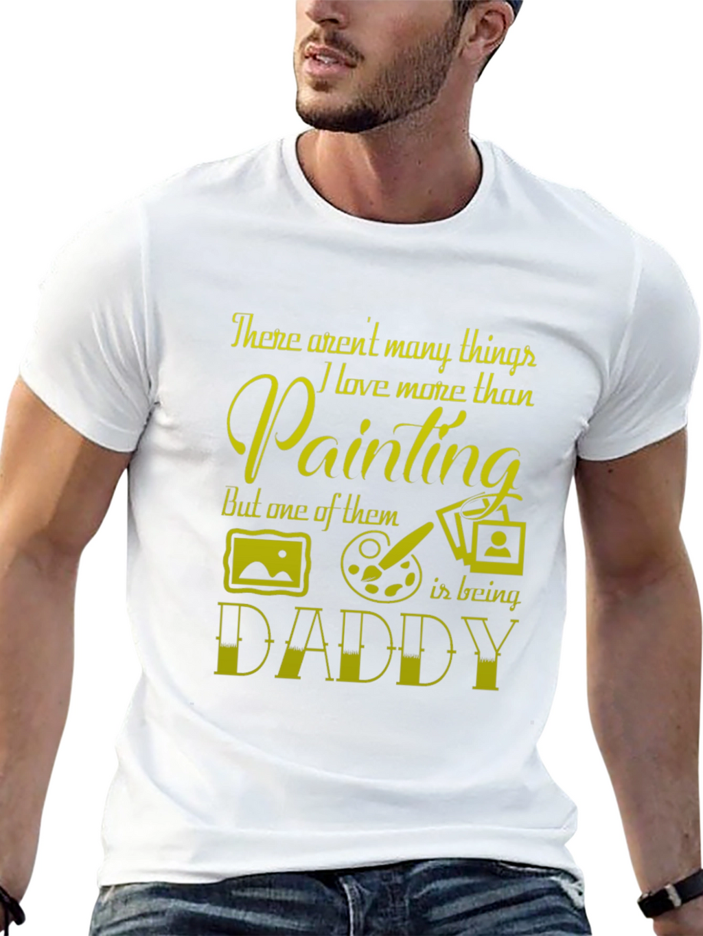 Painting Dad T-Shirt - Fathers Day Gift