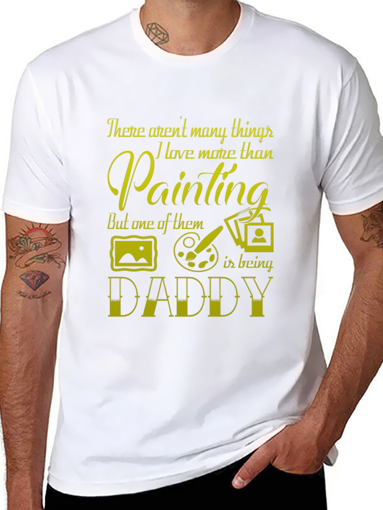 Painting Dad T-Shirt - Fathers Day Gift