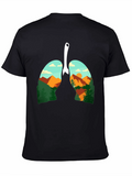 Nature Lungs Graphic Tee - Breathable Comfort