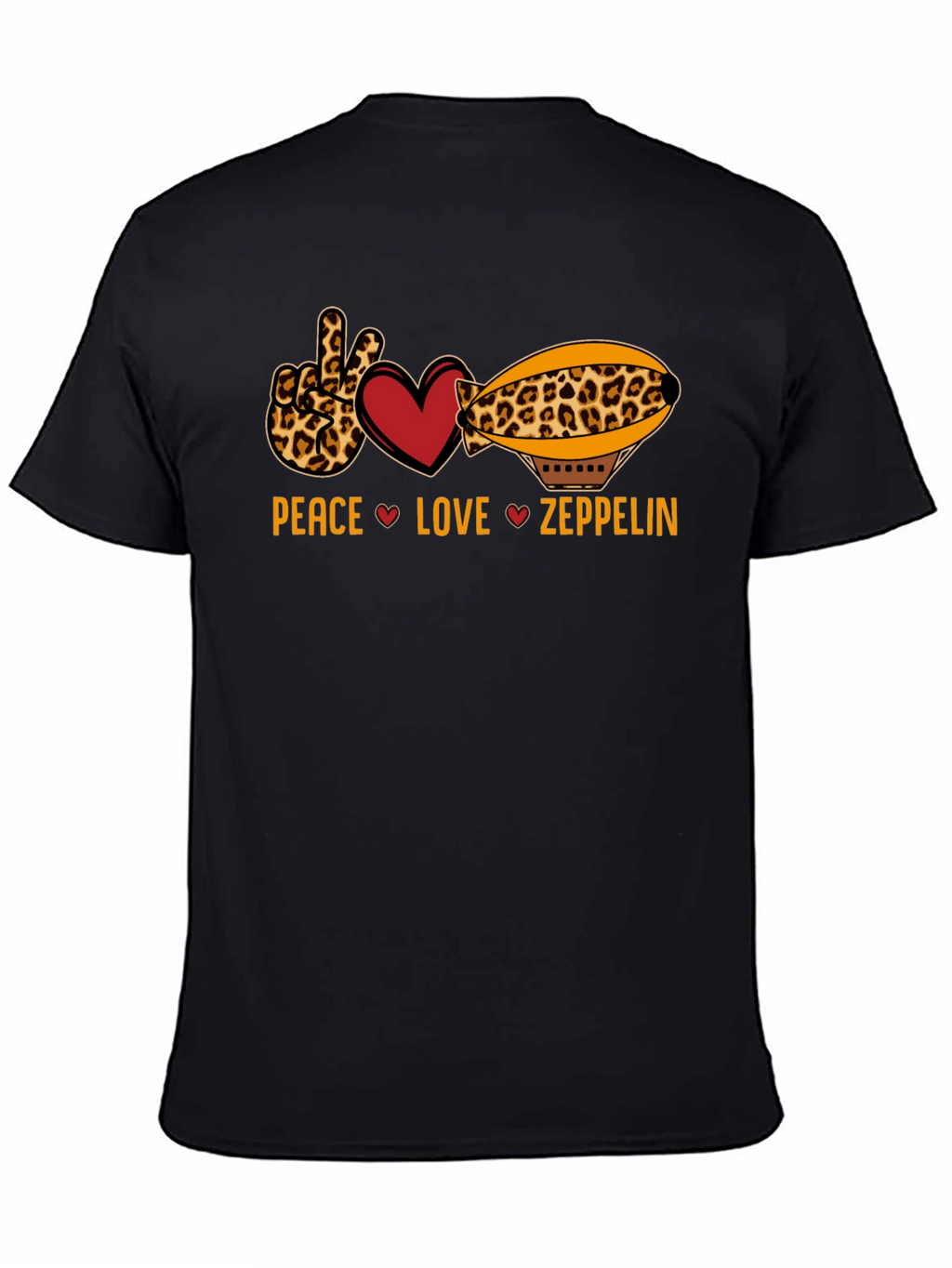 Peace Love Zeppelin Graphic T-Shirt