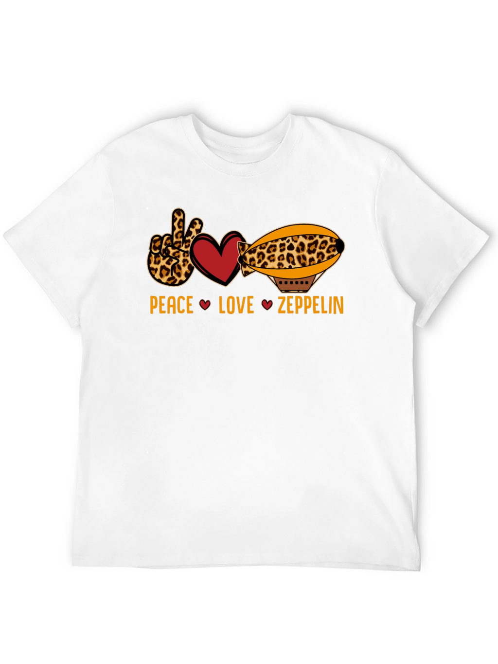 Peace Love Zeppelin Graphic T-Shirt