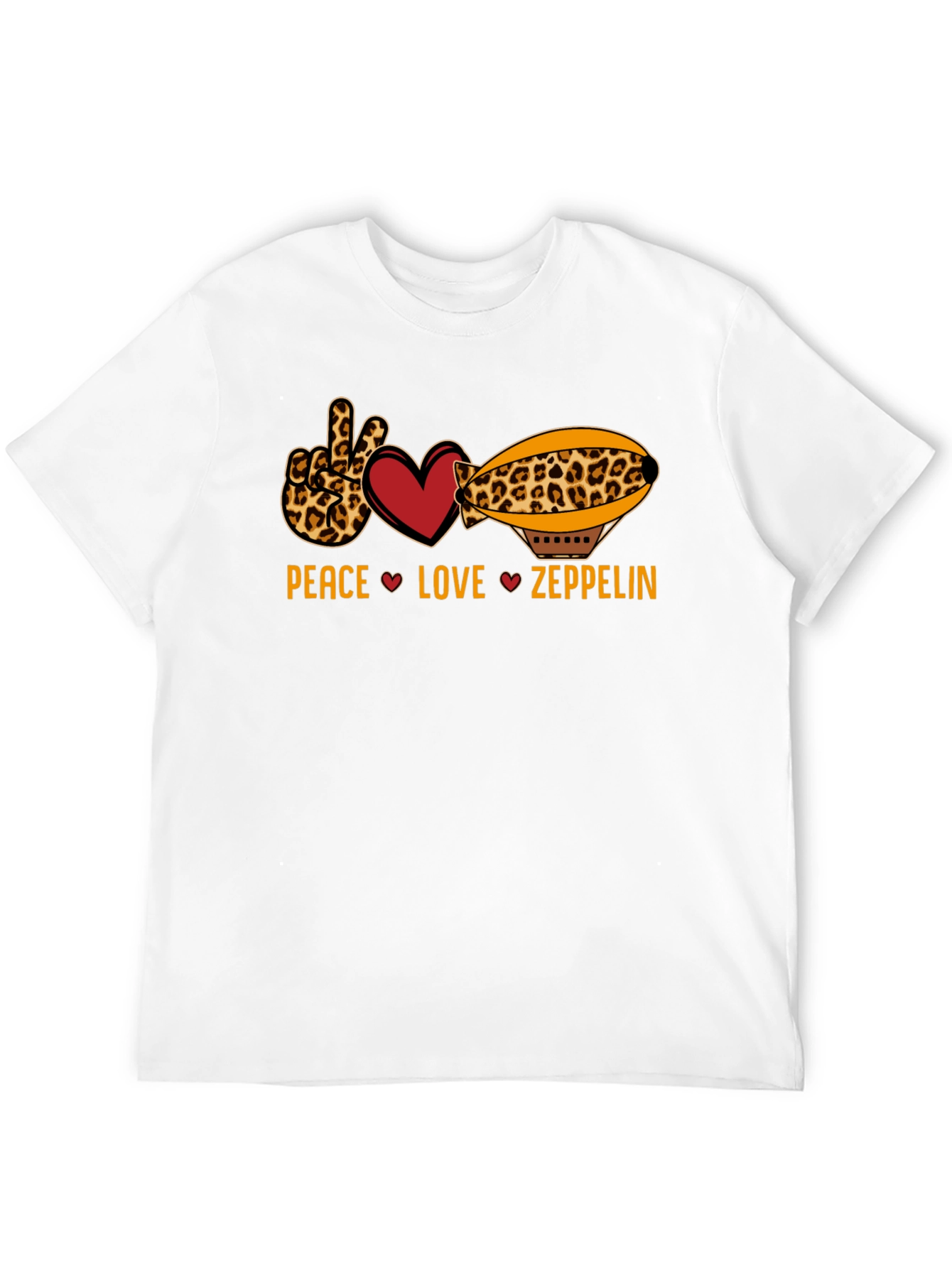 Peace Love Zeppelin Graphic T-Shirt