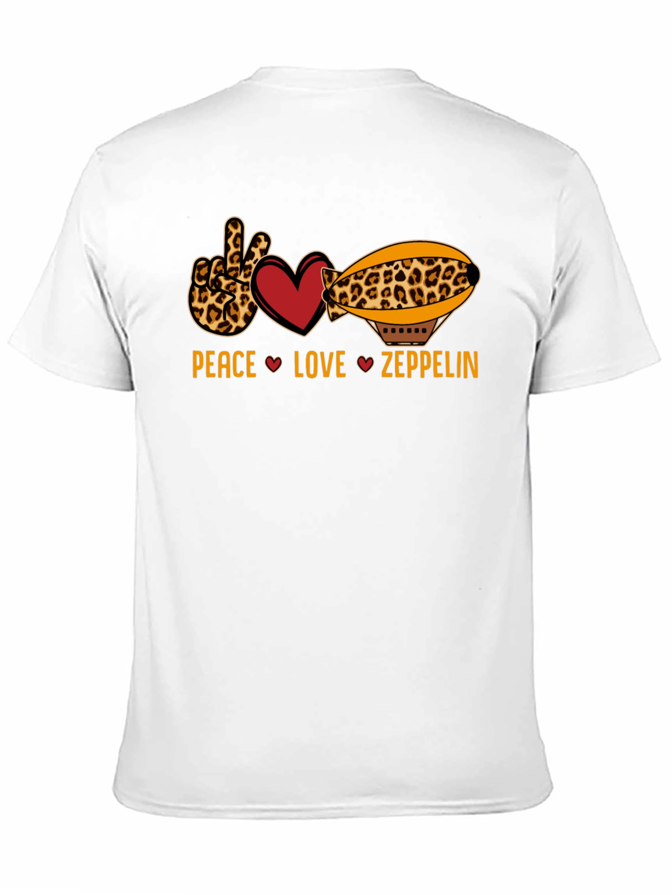 Peace Love Zeppelin Graphic T-Shirt