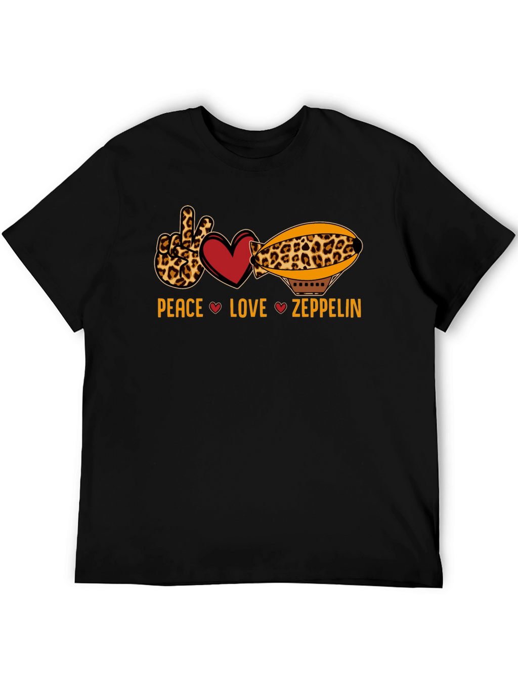 Peace Love Zeppelin Graphic T-Shirt