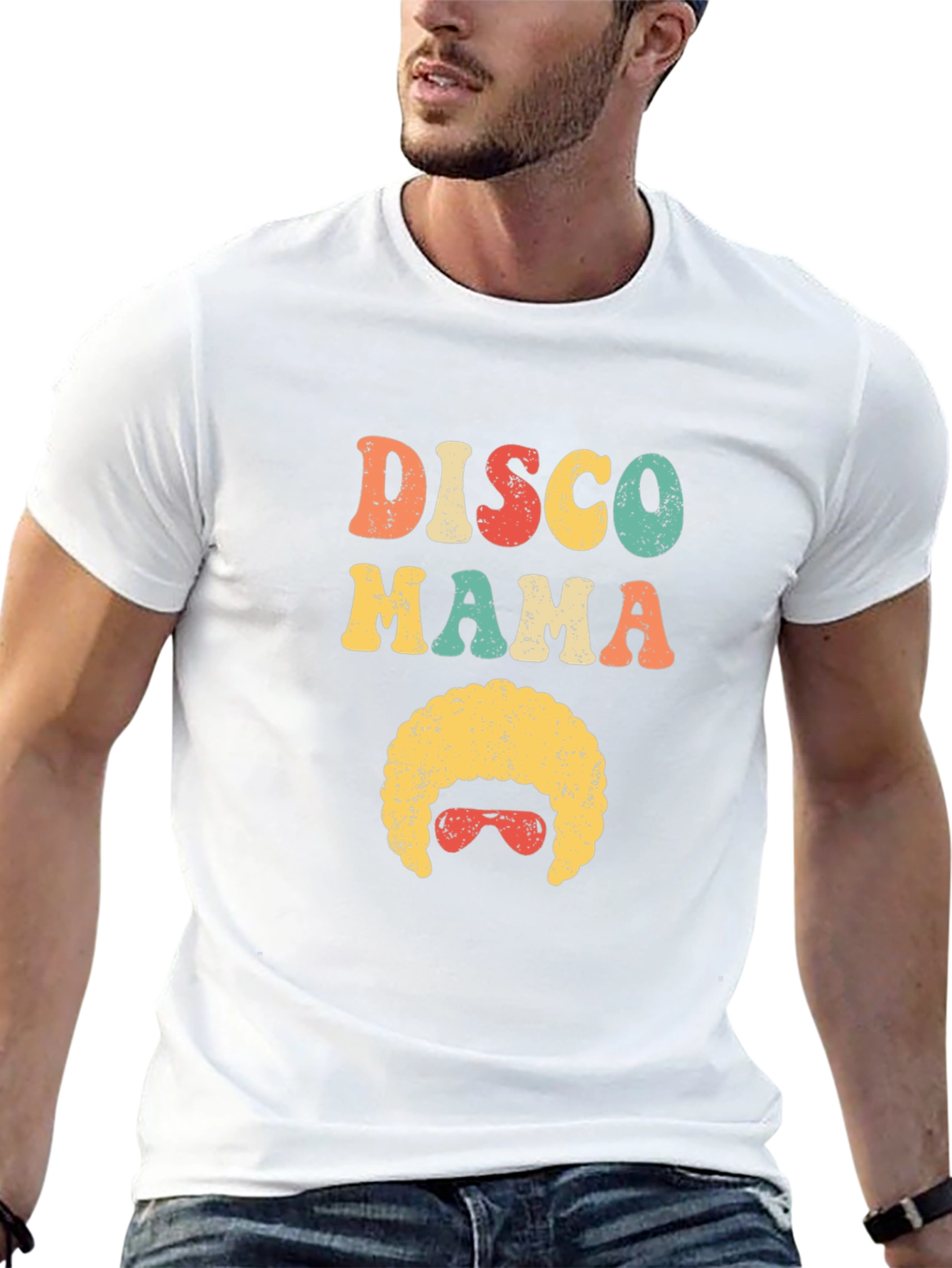 Retro Disco Mama T-Shirt - Groovy 70s Style!