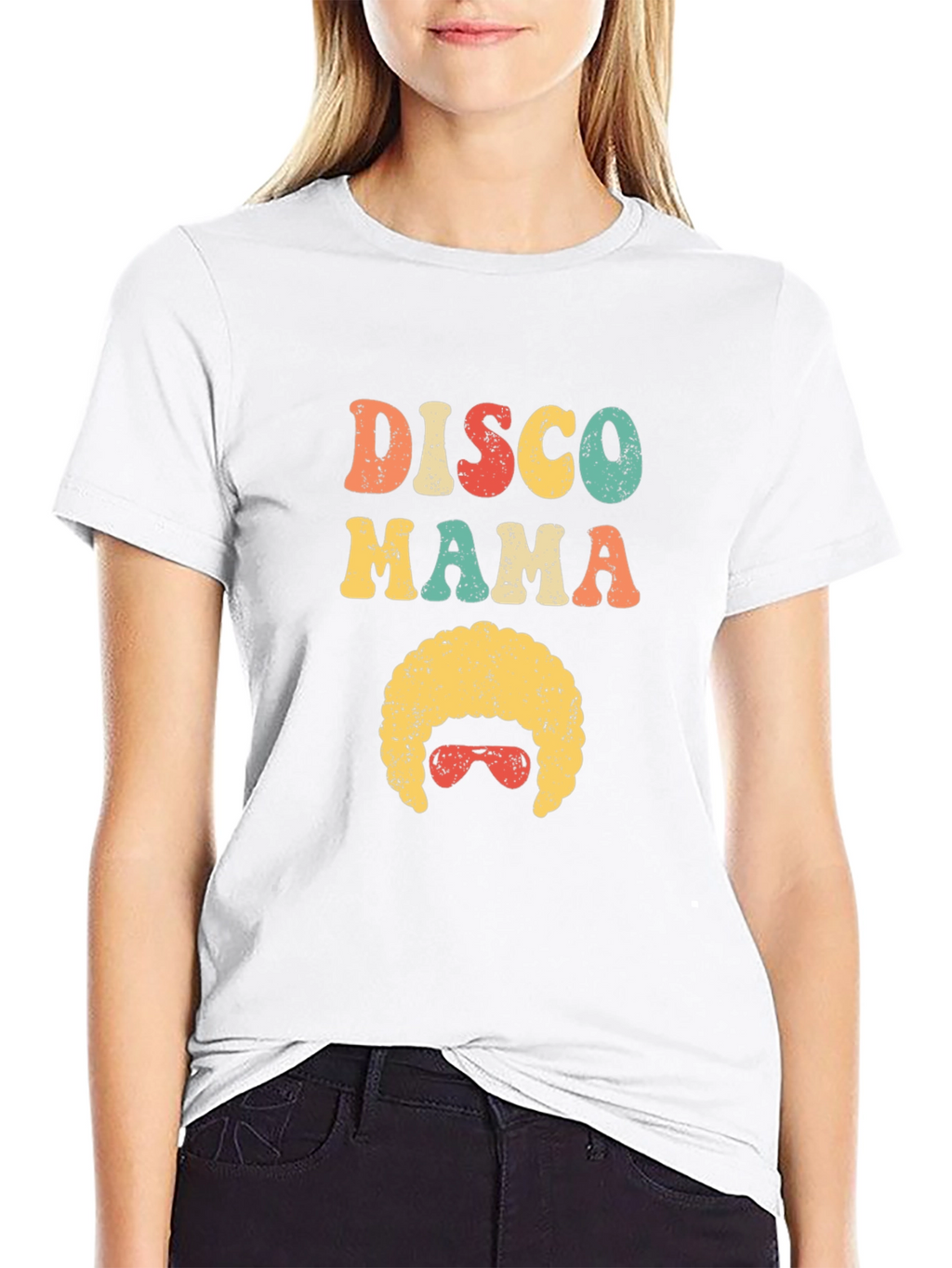 Retro Disco Mama T-Shirt - Groovy 70s Style!