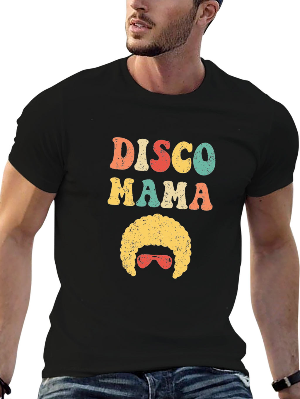 Retro Disco Mama T-Shirt - Groovy 70s Style!