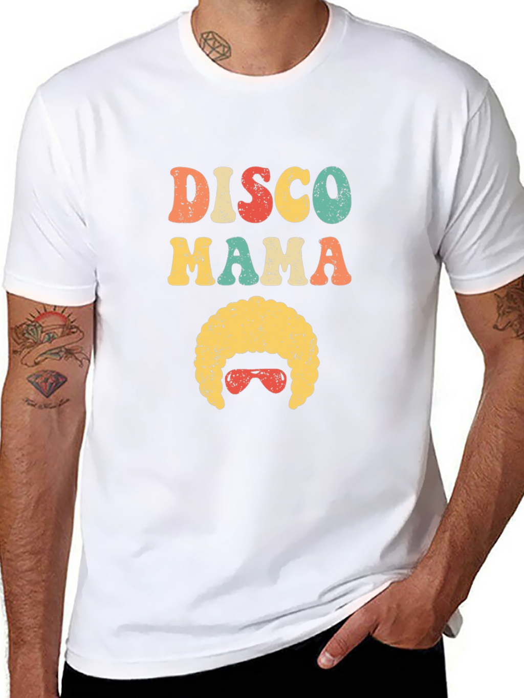 Retro Disco Mama T-Shirt - Groovy 70s Style!