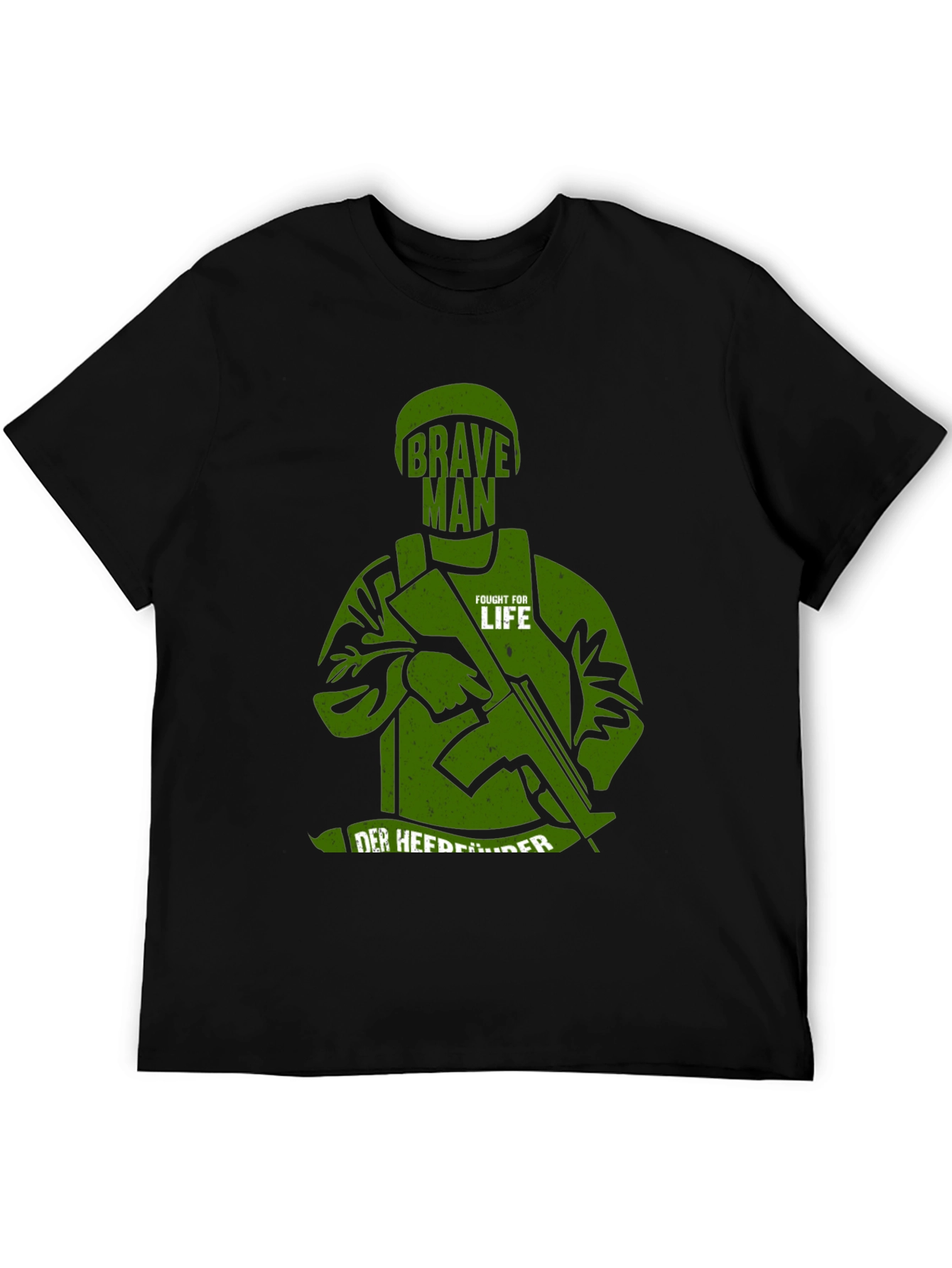 Brave Man Fought For Life Graphic T-Shirt