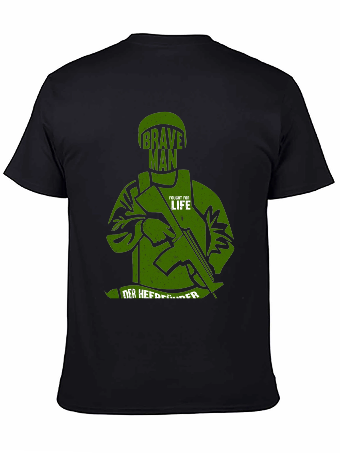 Brave Man Fought For Life Graphic T-Shirt